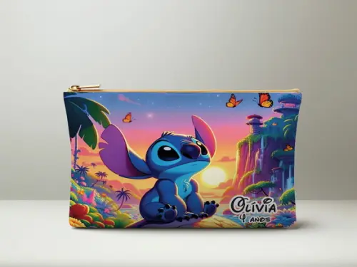 Necessaire Lilo e Stitch Personalizada Slim