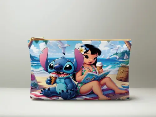Necessaire Lilo e Stitch Personalizada Slim