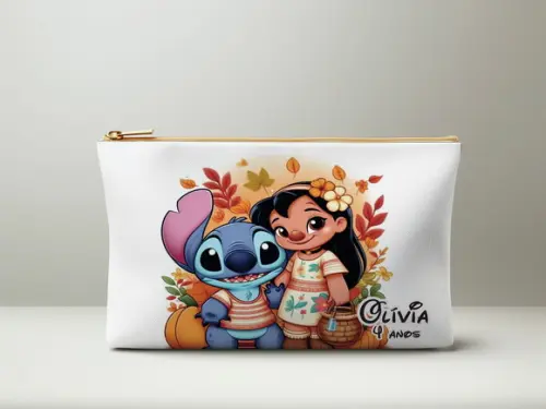 Necessaire Lilo e Stitch Personalizada Slim