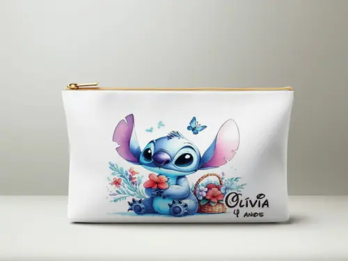 Necessaire Lilo e Stitch Personalizada Slim