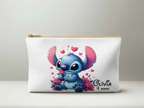 Necessaire Lilo e Stitch Personalizada Slim