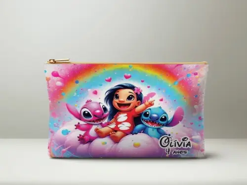 Necessaire Lilo e Stitch Personalizada Slim