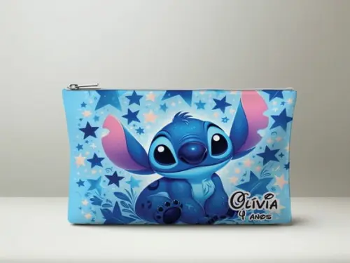 Necessaire Lilo e Stitch Personalizada Slim