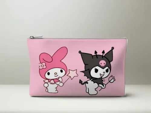 Necessaire Melody e Kuromi Personalizada
