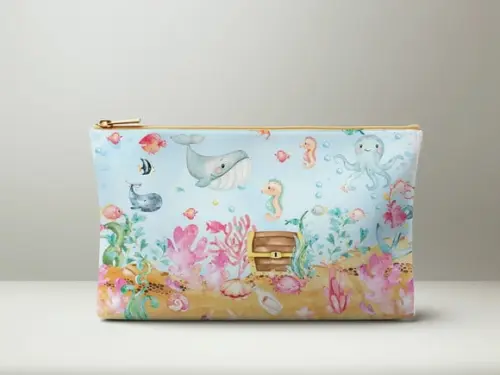 Necessaire Personalizada Fundo do Mar