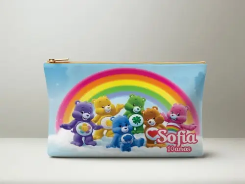 Necessaire Personalizada Ursinhos Carinhosos com Nome