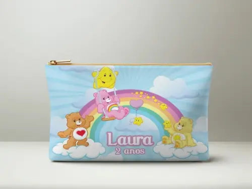 Necessaire Personalizada Ursinhos Carinhosos com Nome