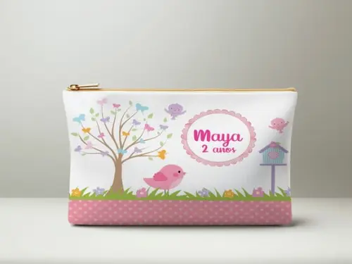 Necessaire Slim Personalizada Jardim