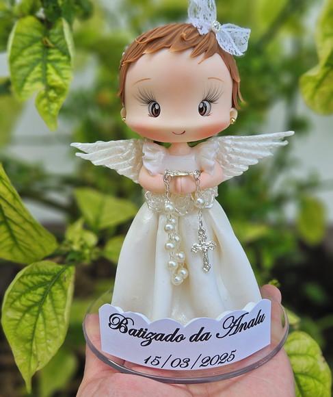 Anja Personalizada para Batizado em Biscuit