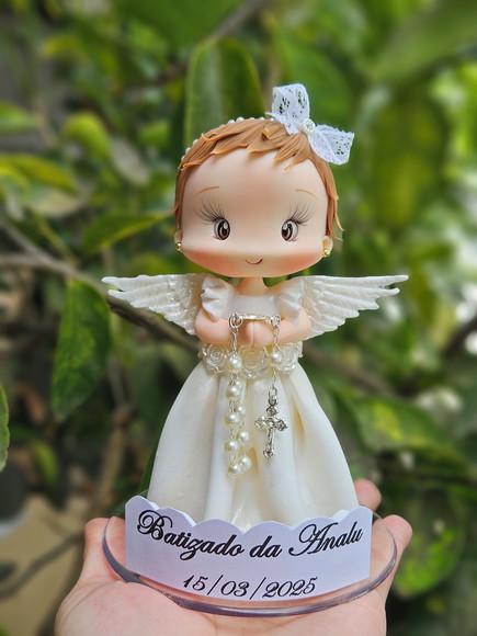 Anja Personalizada para Batizado em Biscuit