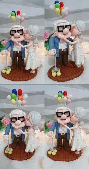 Casal Up Altas Aventuras em Biscuit (carl & Elie)