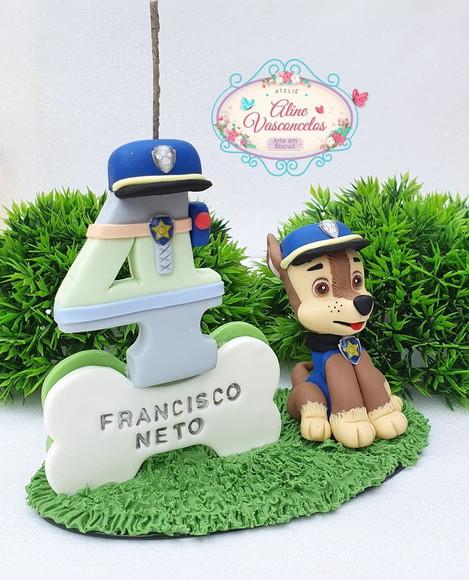 Mini Topo Patrulha Canina em Biscuit