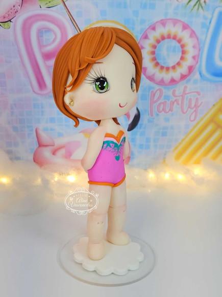 Peça Decorativa Anna (frozen) Pool Party Biscuit