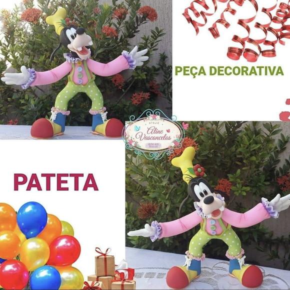 Peça Decorativa Circo Disney (pateta) em Biscuit