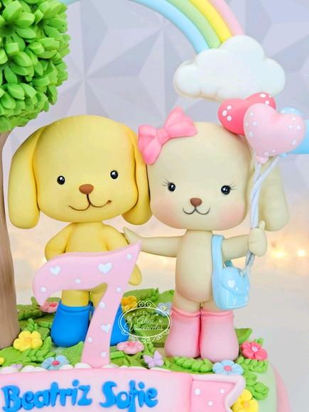 Topo de Bolo Bobbie Goods em Biscuit
