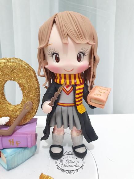 Topo de Bolo Hermione Personalizada (harry Potter) Biscuit