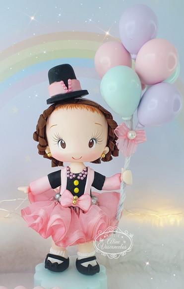 Topo de Bolo Mundo Bita Personalizado em Biscuit