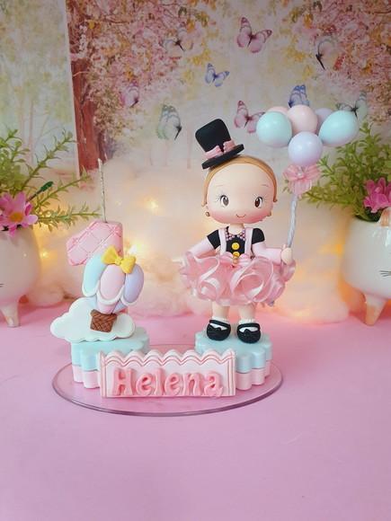 Topo de Bolo Mundo Bita Personalizado em Biscuit