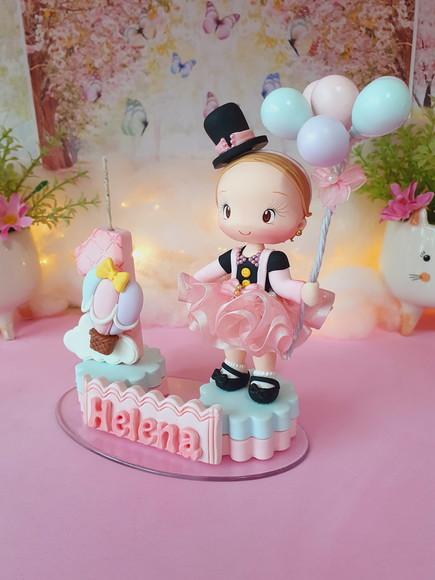 Topo de Bolo Mundo Bita Personalizado em Biscuit