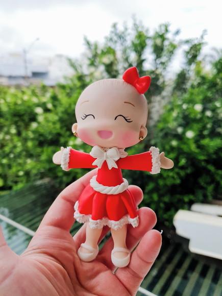 Topo de Bolo Natal Personalizado em Biscuit