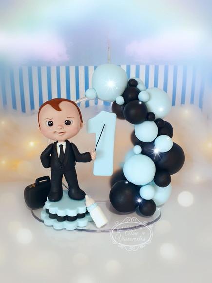 Topo de Bolo o Poderoso Chefinho Personalizado em Biscuit