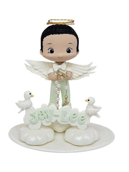 Topo de Bolo Personalizado Batizado em Biscuit