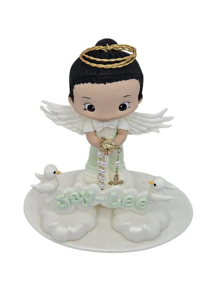 Topo de Bolo Personalizado Batizado em Biscuit