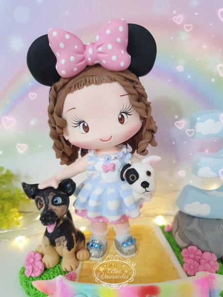Topo de Bolo Personalizado Tema (o Magico de Oz) em Biscuit