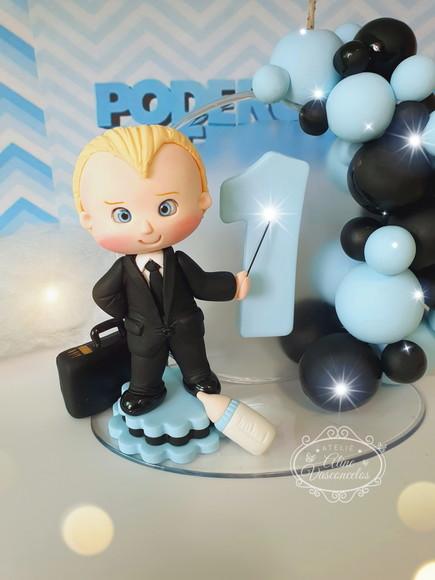 Topo de Bolo Poderoso Chefinho Personalizado em Biscuit