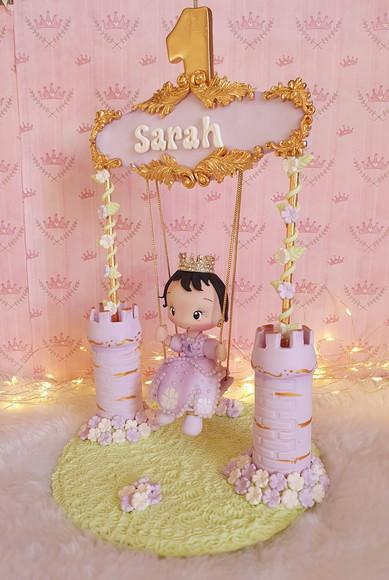 Topo de Bolo Princesa Sofia Personalizado em Biscuit
