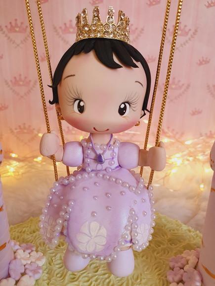 Topo de Bolo Princesa Sofia Personalizado em Biscuit