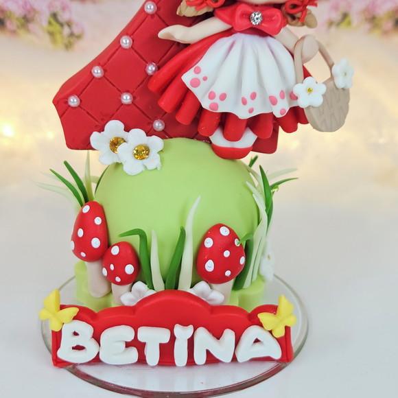 Vela Chapeuzinho Vermelho Personalizada Biscuit