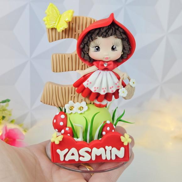 Vela Chapeuzinho Vermelho Personalizada Biscuit