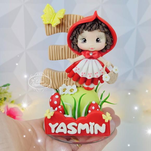 Vela Chapeuzinho Vermelho Personalizada Biscuit