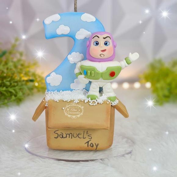 Vela de Aniversário Buzz Lightyear Toy Story(pronta Entrega)