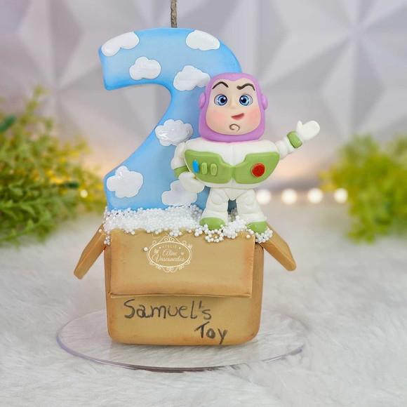 Vela de Aniversário Buzz Lightyear Toy Story(pronta Entrega)