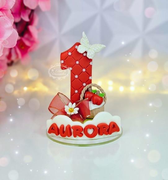 Vela Decorada Chapeuzinho Vermelho em Biscuit