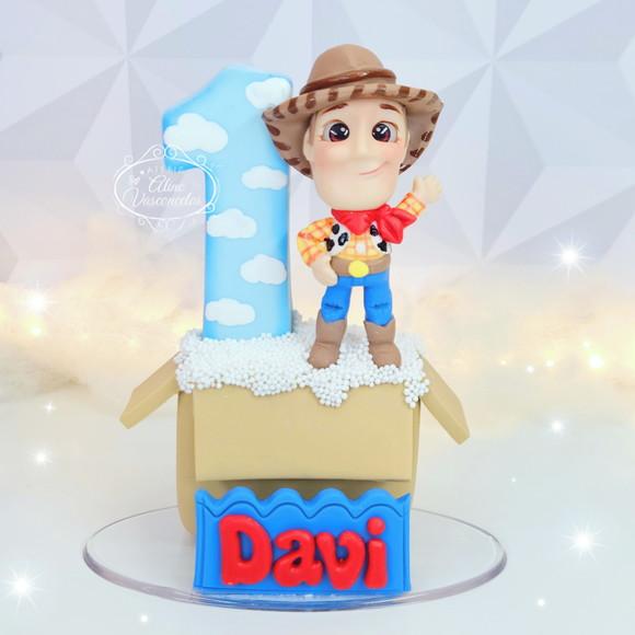 Vela de Aniversáriotoy Story em Biscuit