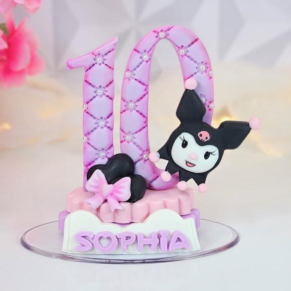 Vela Hello Kitty em Biscuit