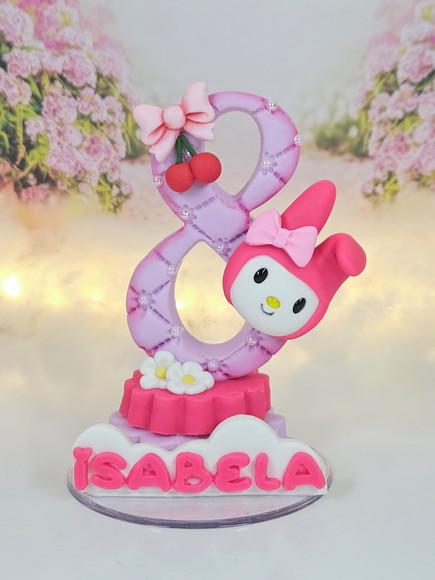 Vela Hello Kitty em Biscuit