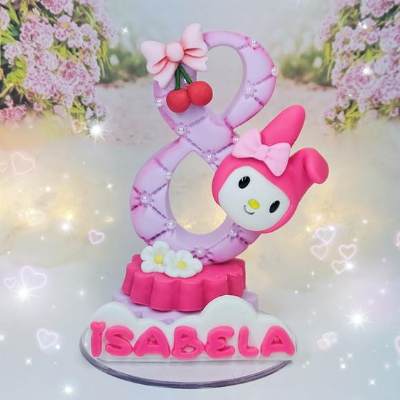 Vela Hello Kitty em Biscuit
