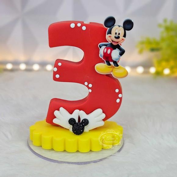 Vela Mickey em Biscuit (pronta Entrega)