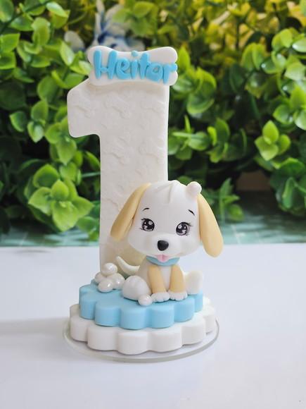 Vela Pet em Biscuit