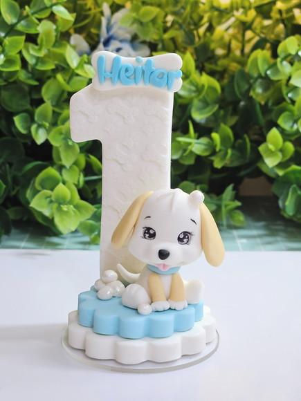 Vela Pet em Biscuit