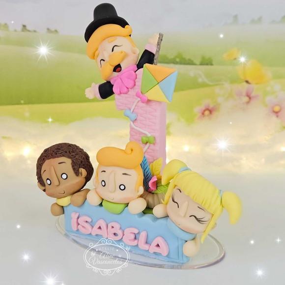Vela Turma do Bita em Biscuit