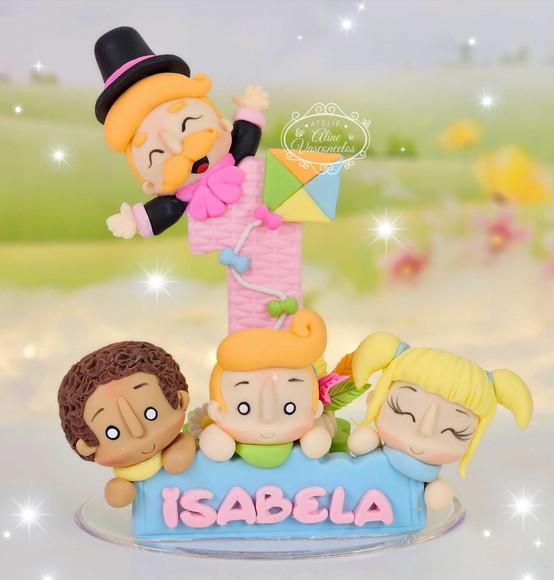 Vela Turma do Bita em Biscuit