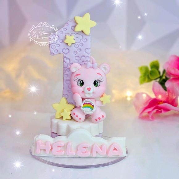 Vela Ursinho Carinhoso em Biscuit