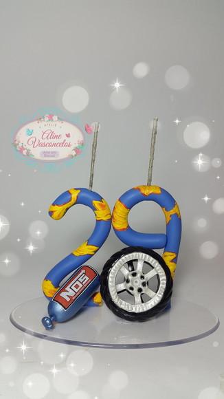 Vela Velozes e Furiosos em Biscuit