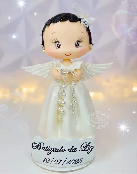 Anja Personalizada para Batizado em Biscuit
