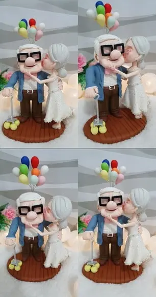Casal Up Altas Aventuras em Biscuit (carl & Elie)